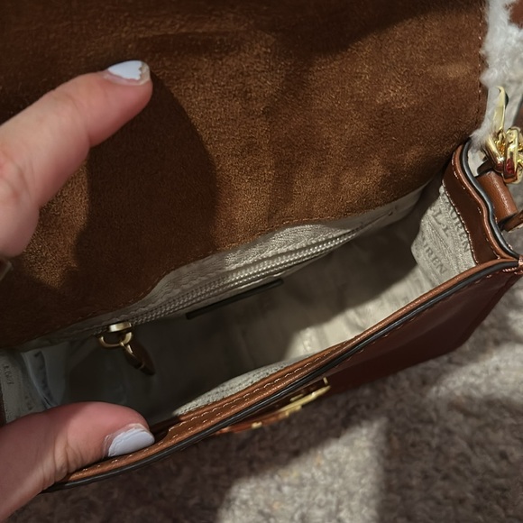 NWOT Sherpa Lauren by Ralph Lauren Cross body Vegan Leather bag - Picture 3 of 4